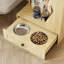 Station d'alimentation pour animaux et table d'appoint avec station de charge et rangement pour aliments Designs Designs-701771214