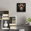 «Giraffe Portrait» par Rey Klimt, art mural en verre acrylique-2126384118