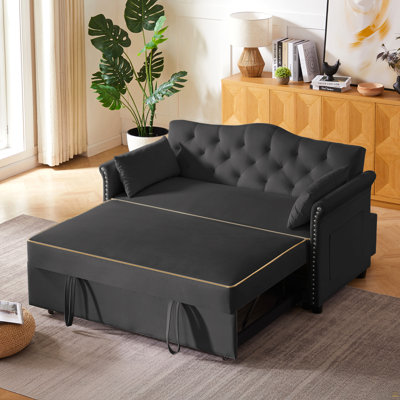 Velvet Sleeper Sofa Bed