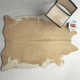 Charlize Hand Curated Cowhide Contemporary Whitish Beige 13 Area Rug