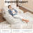 Modern Corduroy Upholstered Chaise Lounge Chair No Assembly Required-498906229-498906232