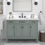 Madison 48" Single Bathroom Vanity with Carrara Marble Top-1833960061-1833960062