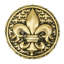 FLEUR DE LIS KNOB; FLORENTINE -1530624377