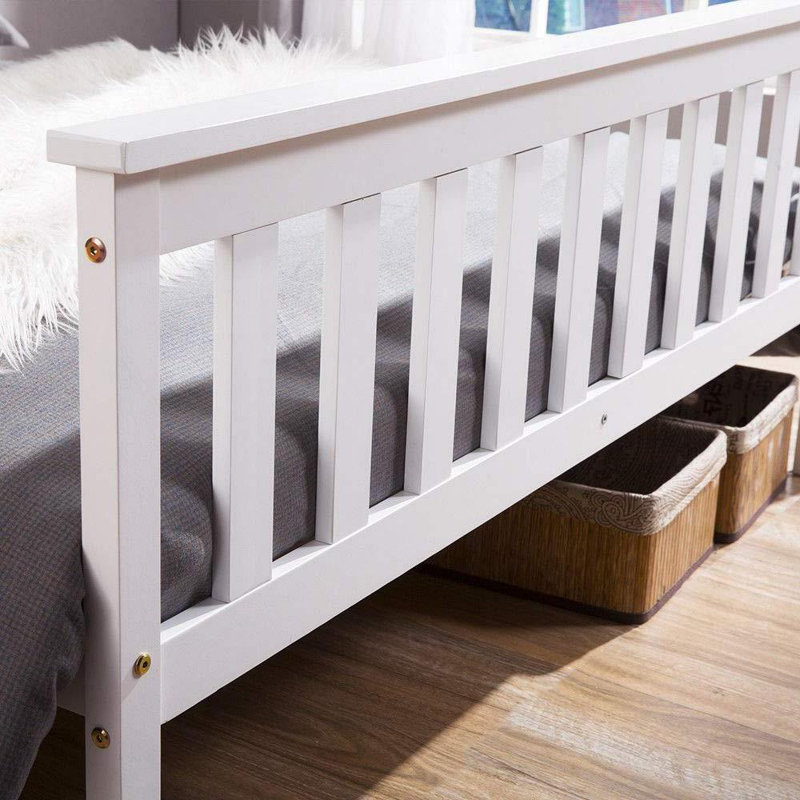 Popplestone Solid Wood Bed, Double (4'6)