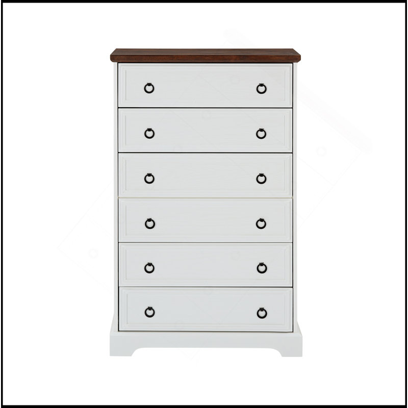 Commode à tiroirs polyvalente pour la chambre à coucher et le salon, améliorant le rangement et l'organisation, Blanc