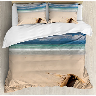 Driftwood Coastal Duvet Cover