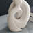 Leiona Abstract Intersecting Circle Ceramic Couple Figurine