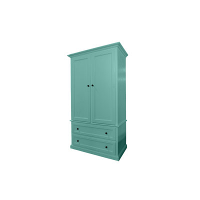 Modern Solid Wood Armoire by Canora Grey