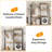 Laundry Room Organization and Storage,5 Tier Wood Over The Washer and Dryer Storage Shelf with Drying Clothes Racks,Space Saver Heavy Duty Bathroom Laundry Shelf for Home Storage and Decor-115356132-115356130