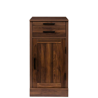 Brown Walnut Color Modular Wine Bar Cabinet Buffet For Dining Room - Spacious Drawer, Storage Shelf & Cupboard With In Keep Your Area Tidy