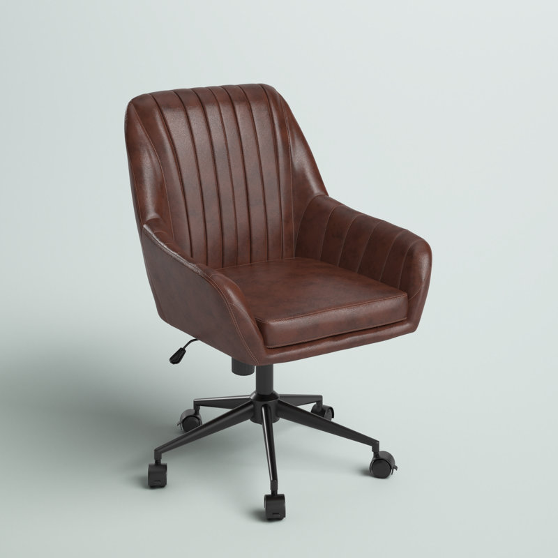 Chaise de travail, Brun