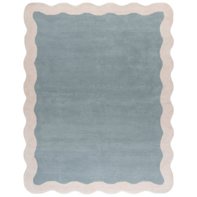 Metro 435 Hand Tufted Wool Pile Solid Color Rug
