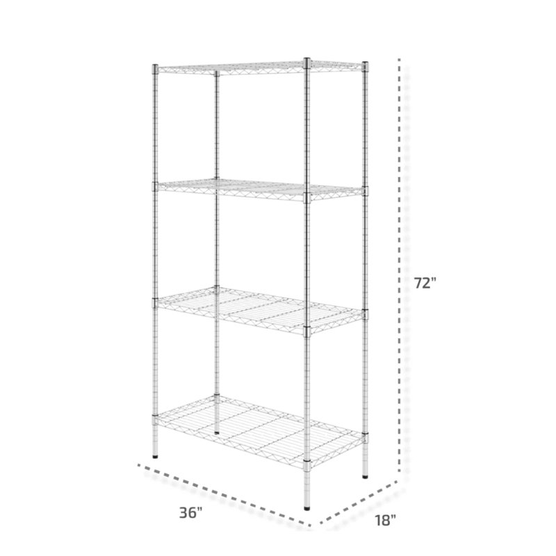 Neeka 36 " W Shelving Unit
