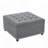 Classic Tufted Storage Ottoman with Nailhead Trim, Square Design for Living Room and Bedroom Organization-327561773