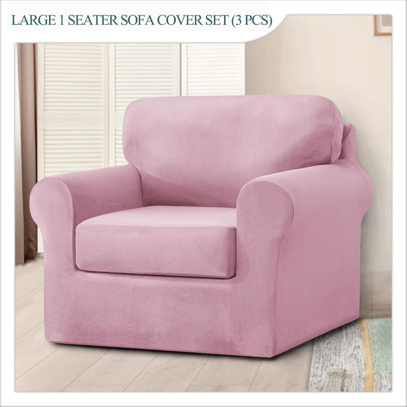 Outdoor Patio Sofa Cover, Pink