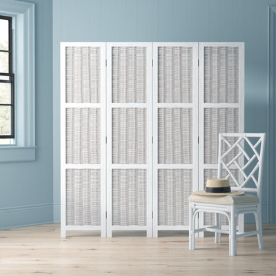 Fiona 67'' H Solid Wood Folding Room Divider