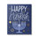 «Happy Hanukkah Blue Menorah», art mural sur toile par Taylor Shannon Designs