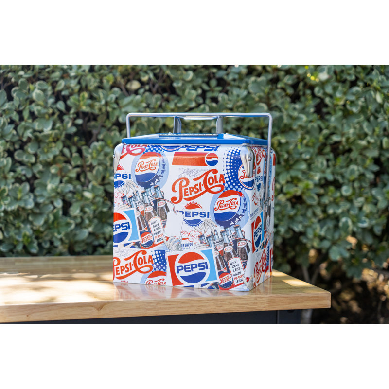 Petite glacière portable 14 quarts Pepsi - Édition limitée Heritage