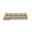 Kelsey Fabric 3 Pc Sectional-1479631410