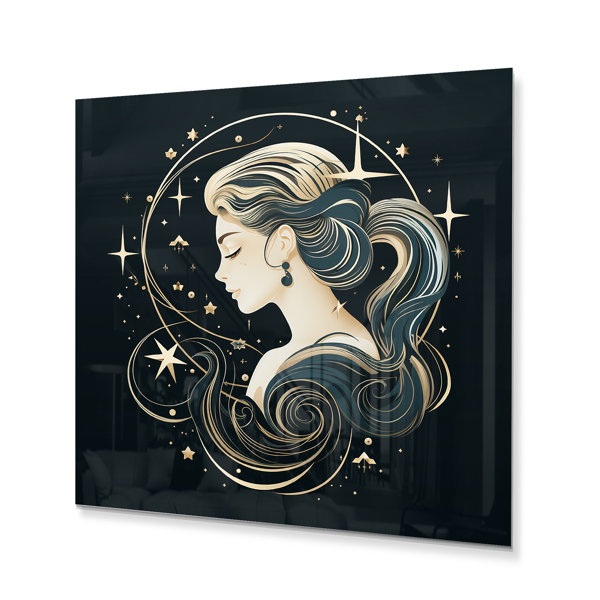 House of Hampton® Astrological Stargazer VI On Metal Print | Wayfair