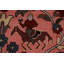 Tapis oriental traditionnel All-Over rose 10 x 14 po