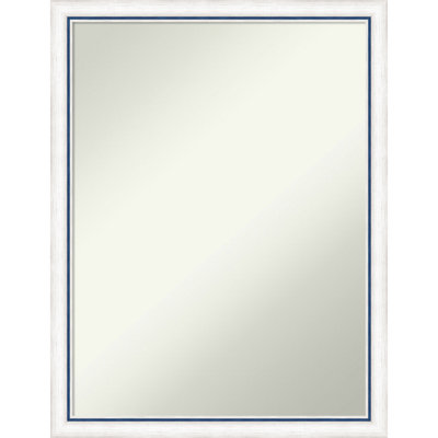 Jeritah Solid Wood Rectangle Wall Mirror
