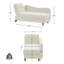 Acotas Velvet Upholstered Chaise Lounge-1184482617