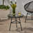 Grey And Tempered Glass Side Table With Elegant Look Sleek Surface