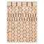 Tapis kaki unique de conception rectangulaire 4 pi 9 po x 6 pi 6 po