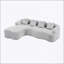 Canapé modulaire en L à compression Boneless-669410182