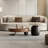 Creative Wooden Round Coffee Table Set