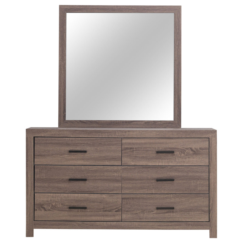 Commode 6 tiroirs Axat, Ivoire