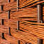 Abduel Willow Bunch Weave Hurdle Fence Panel 6ft X 6ft