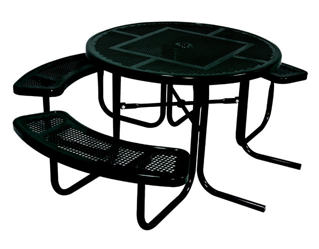 Table de pique-nique Tycho, Noir / Bleu