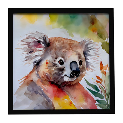Koala Framed Metal Print