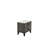 NIGHTSTAND in Dark Gray Oak (Rustic Accents)