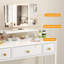 Dressing Table with Mirror-1071970873