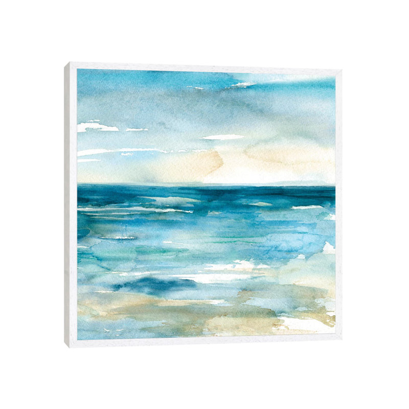 1 Piece Wall Art on Canvas, 66.04 cm H x 66.04 cm W, White Framed