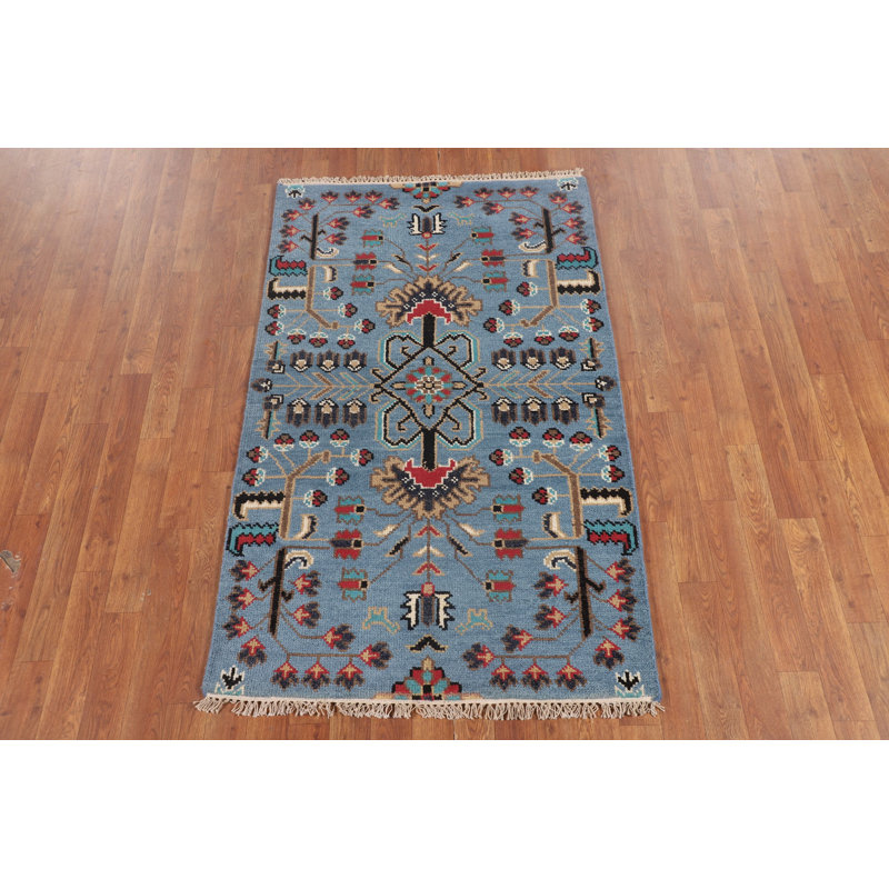 Tapis bleu clair All-Over Ziegler 3 x 5