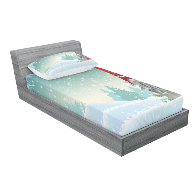 Microfiber Sheet Set, Twin XL Sheet Set with Fitted Sheet