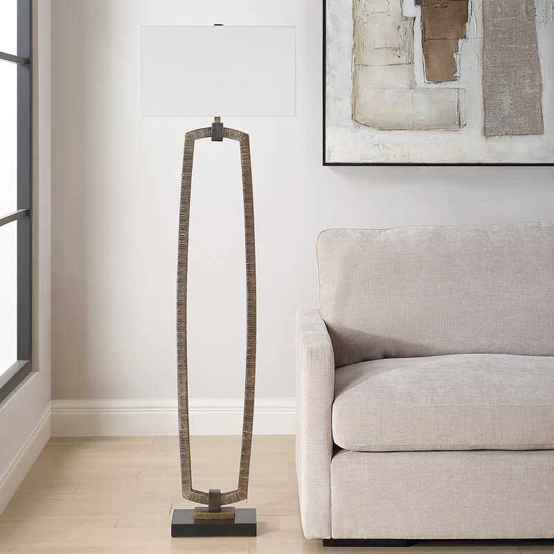 Emilye Gold Floor Lamp