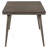 Perkins Dark Brown Rectangular Wood Dining Table