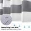 Bathroom Shower Curtain with 12 Hooks-1703636718