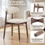 Chaise de salle à manger rembourrée en bois massif-1674806038-1674806042