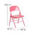 Oliverson Double Braced Metal Folding Chair-2062912995