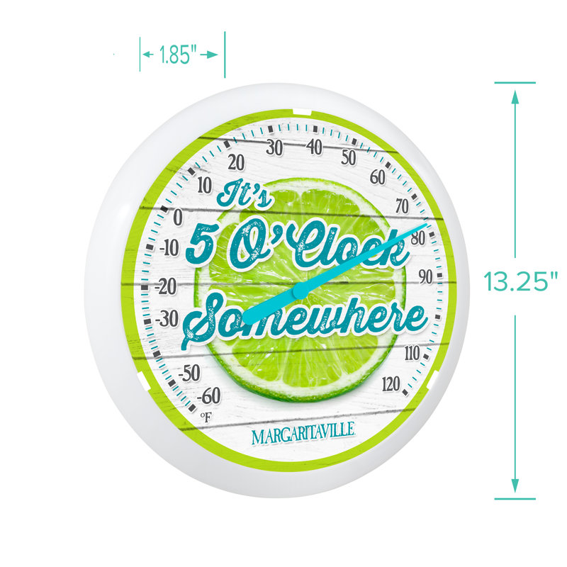 Thermomètre à cadran analogique Margaritaville