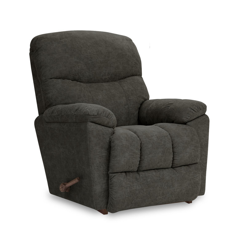 Morrison Manual Rocking Recliner, Manual, i-Northwest Mink Microsuede Performance