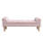 Averleigh Button-Tufted Upholstered End Of Bed Bench With Rolled Arms And Turned Wood Legs-117216281