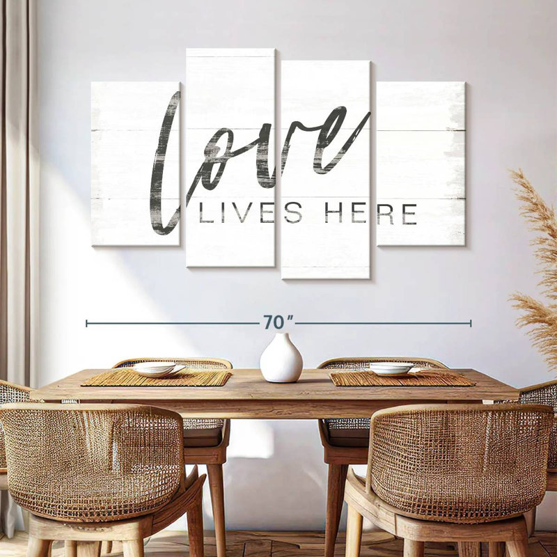 Plaque murale Home Inspiration II, H 42 po x l 68 po