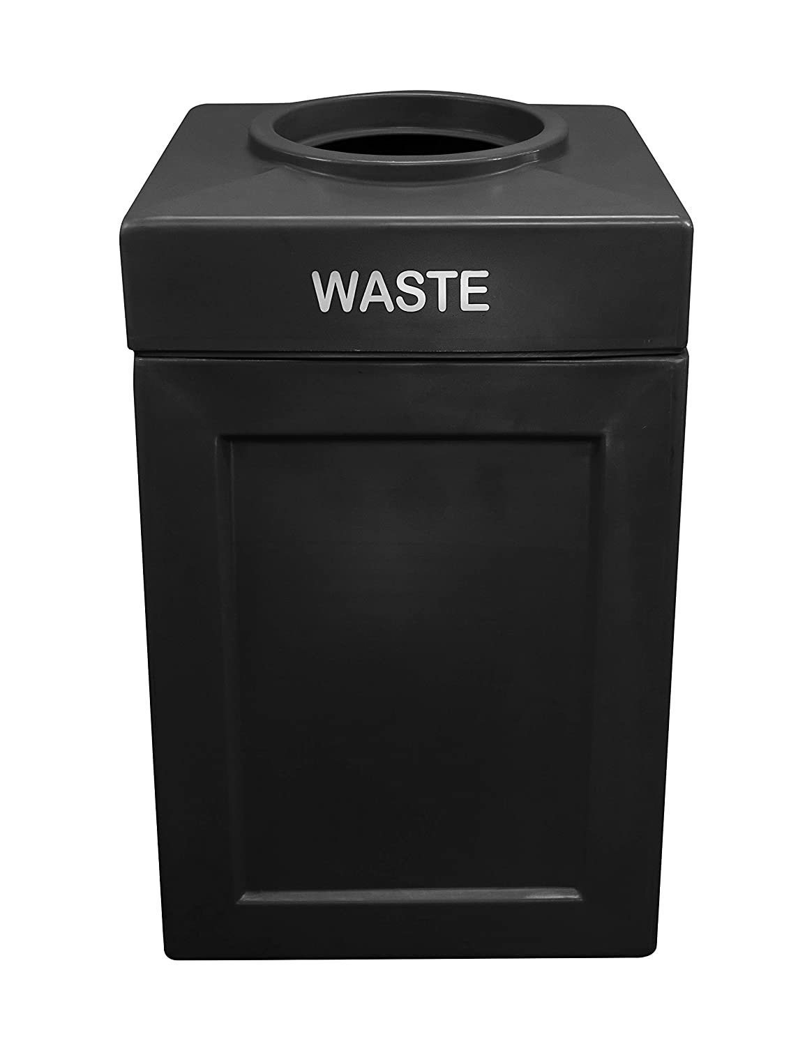 Alayzia 25 Gallon Trash Can Latitude Run Color: Black